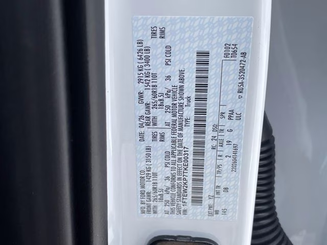 2026 Oxford White Ford F-150 STX RWD Truck