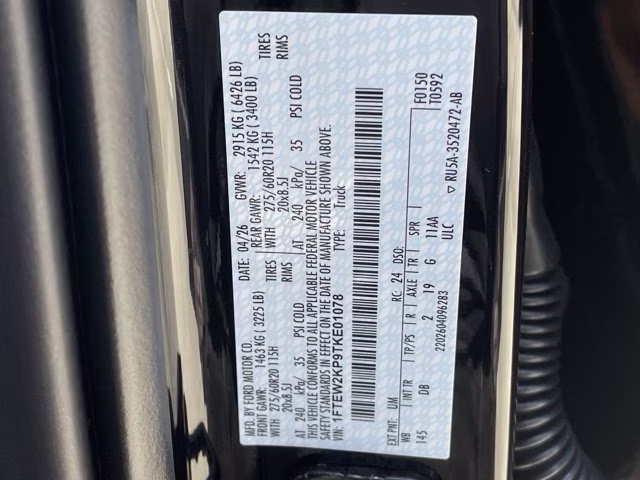 2026 Agate Black Metallic Ford F-150 STX RWD Truck