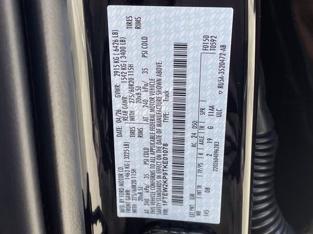 2026 Agate Black Metallic Ford F-150 STX RWD Truck