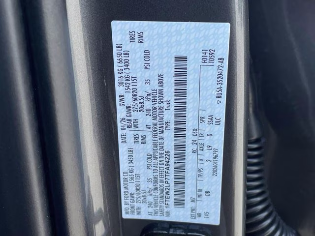 2026 Carbonized Gray Metallic Ford F-150 STX 4X4 Truck