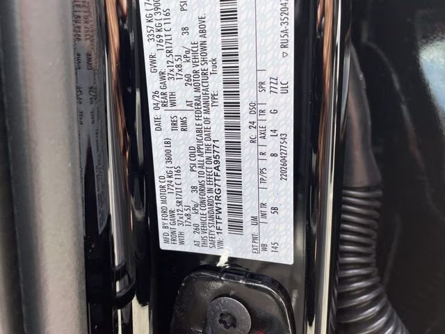 2026 Agate Black Metallic Ford F-150 Raptor 4X4 Truck