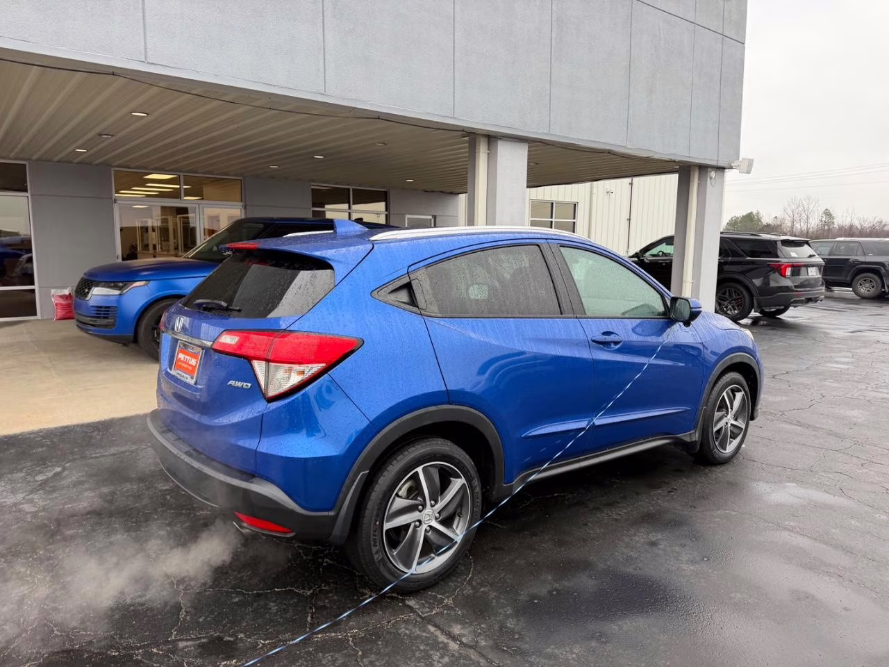 2022 Aegean Blue Metallic Honda HR-V EX AWD SUV