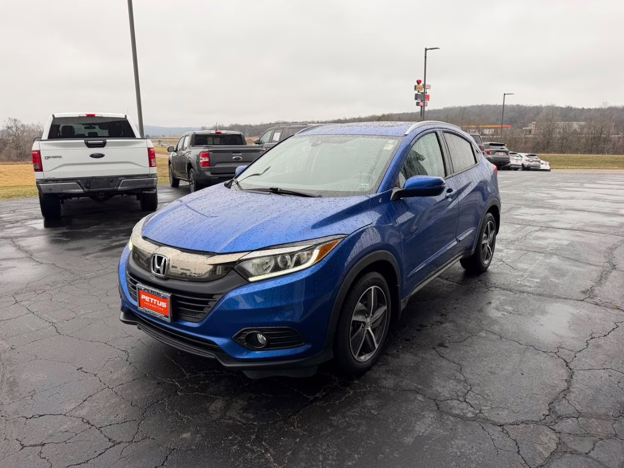 2022 Aegean Blue Metallic Honda HR-V EX AWD SUV