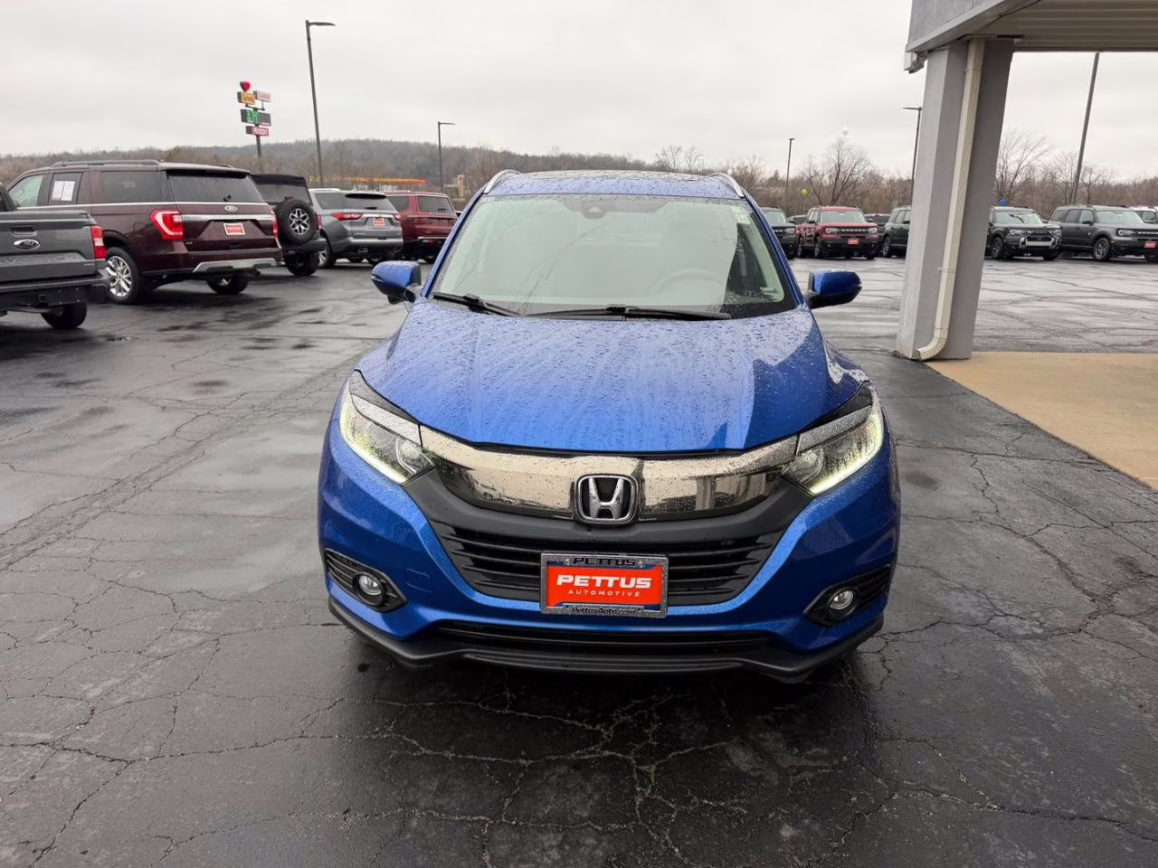 2022 Aegean Blue Metallic Honda HR-V EX AWD SUV