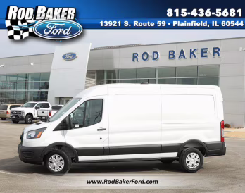 2026 Oxford White Ford Transit Cargo Van Base RWD Van