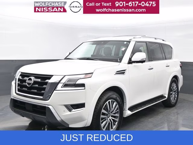 2023 Aspen White Tricoat Nissan Armada SL RWD SUV