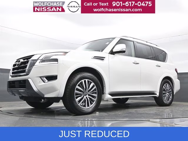 2023 Aspen White Tricoat Nissan Armada SL RWD SUV
