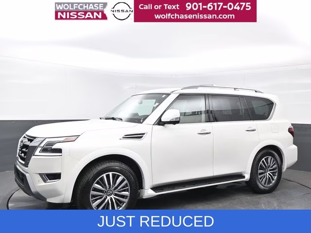 2023 Aspen White Tricoat Nissan Armada SL RWD SUV