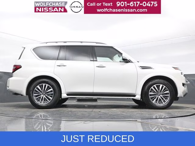 2023 Aspen White Tricoat Nissan Armada SL RWD SUV