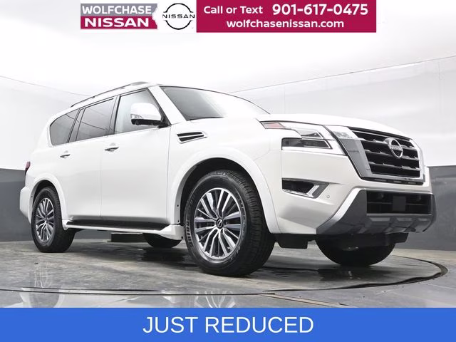 2023 Aspen White Tricoat Nissan Armada SL RWD SUV
