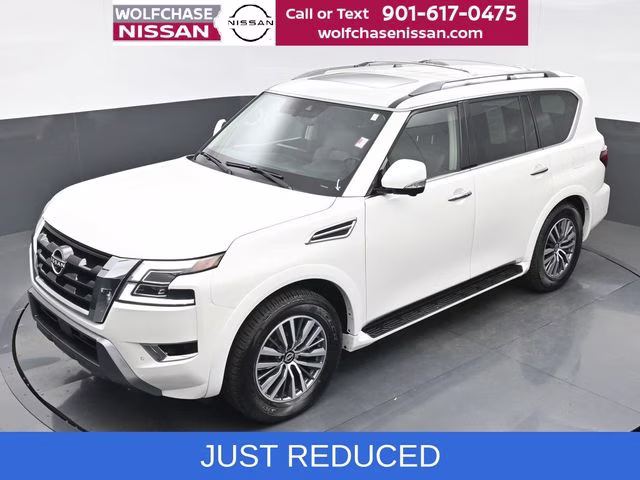 2023 Aspen White Tricoat Nissan Armada SL RWD SUV