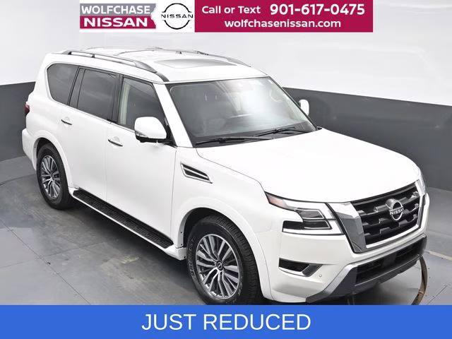 2023 Aspen White Tricoat Nissan Armada SL RWD SUV