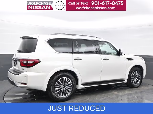 2023 Aspen White Tricoat Nissan Armada SL RWD SUV