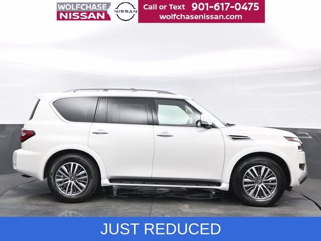 2023 Aspen White Tricoat Nissan Armada SL RWD SUV