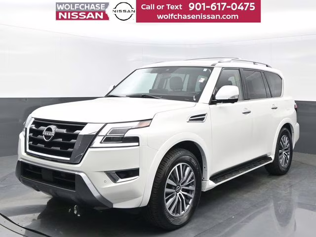 2023 Aspen White Tricoat Nissan Armada SL RWD SUV