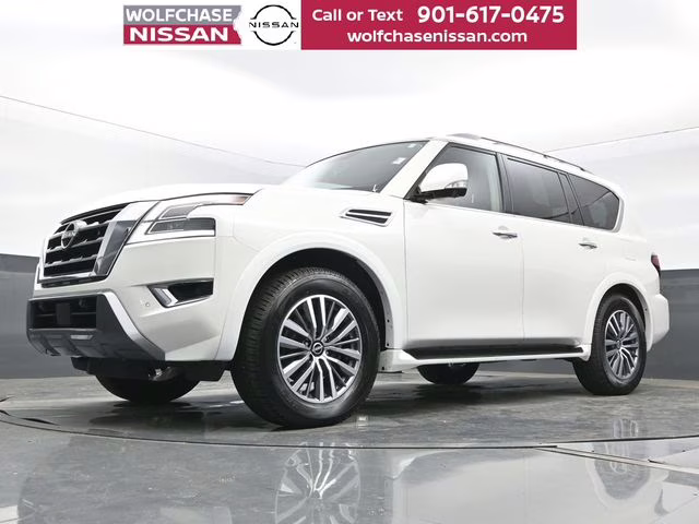 2023 Aspen White Tricoat Nissan Armada SL RWD SUV