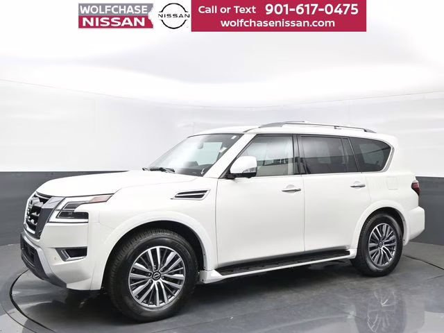 2023 Aspen White Tricoat Nissan Armada SL RWD SUV