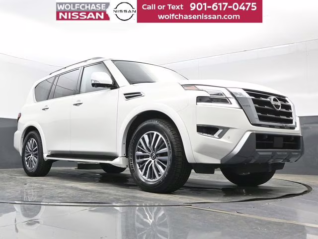 2023 Aspen White Tricoat Nissan Armada SL RWD SUV
