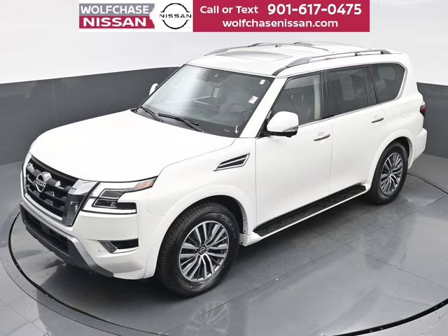 2023 Aspen White Tricoat Nissan Armada SL RWD SUV