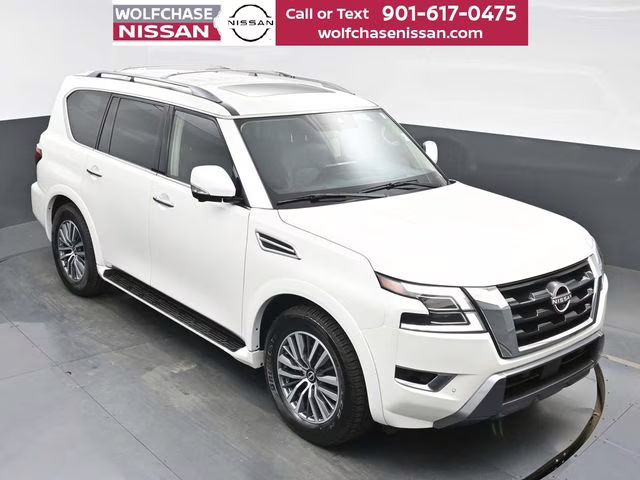 2023 Aspen White Tricoat Nissan Armada SL RWD SUV