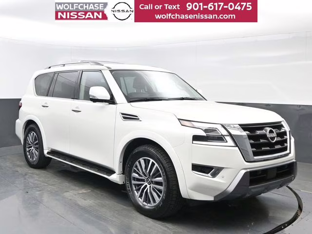 2023 Aspen White Tricoat Nissan Armada SL RWD SUV