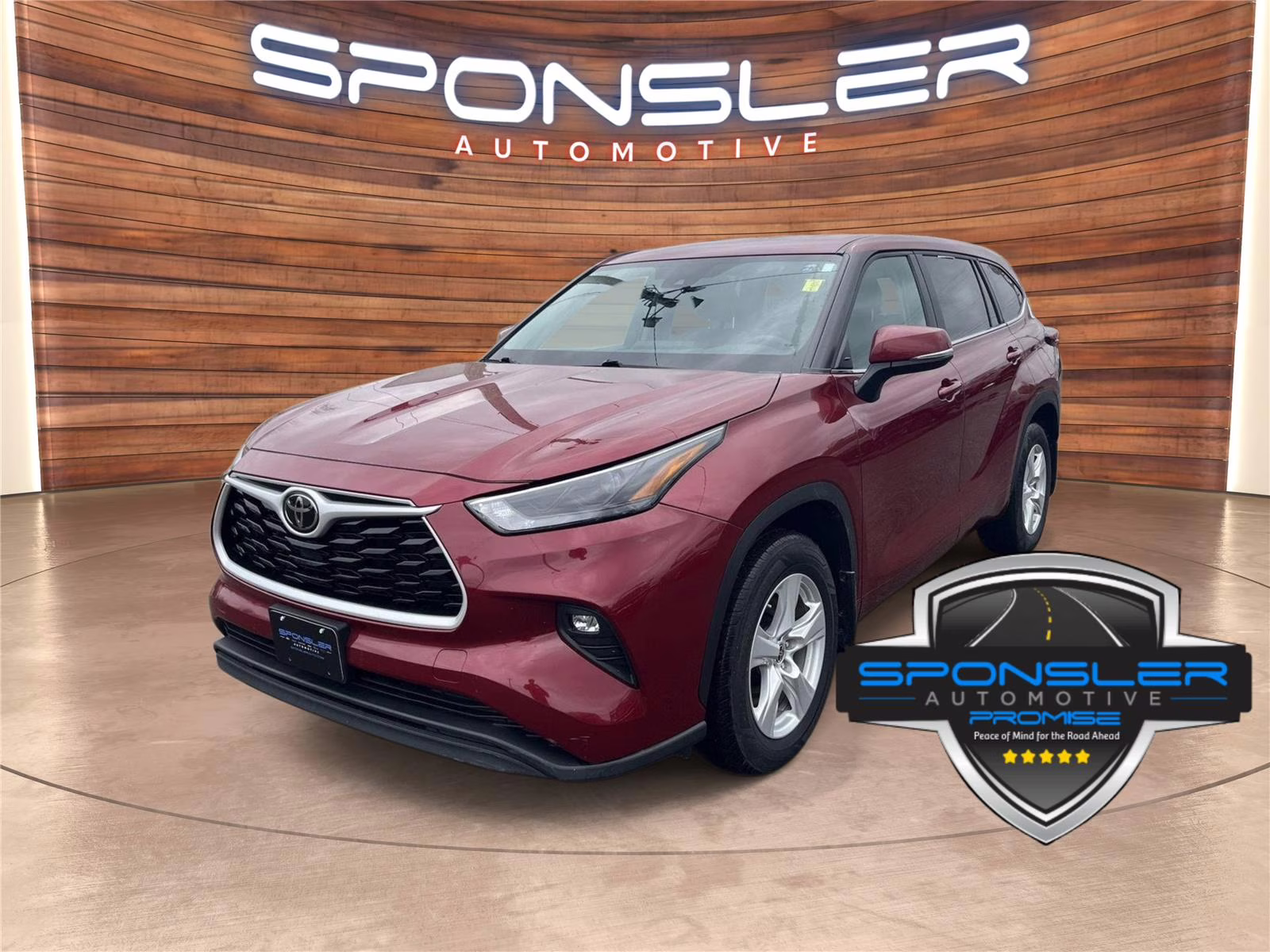 2024 Ruby Flare Pearl Toyota HIGHLANDER LE/X AWD Crossover