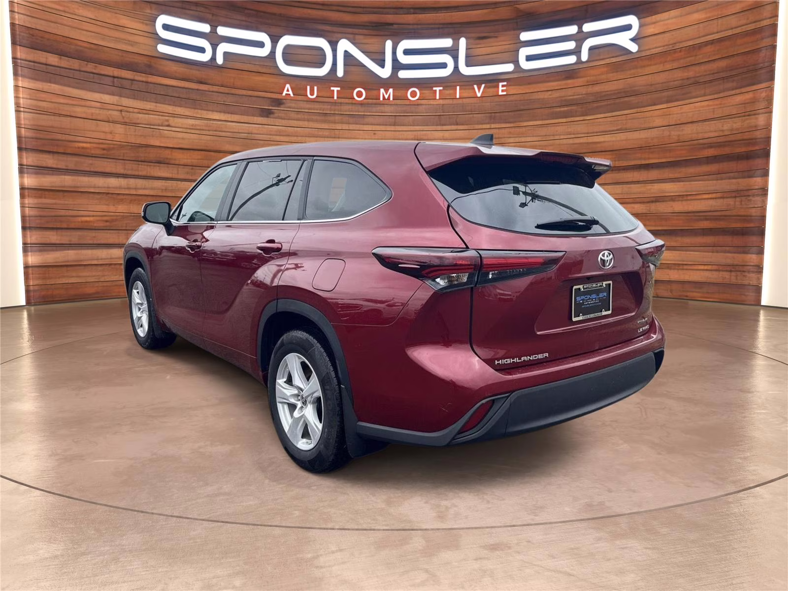 2024 Ruby Flare Pearl Toyota HIGHLANDER LE/X AWD Crossover