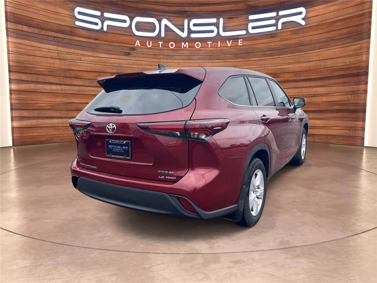 2024 Ruby Flare Pearl Toyota HIGHLANDER LE/X AWD Crossover