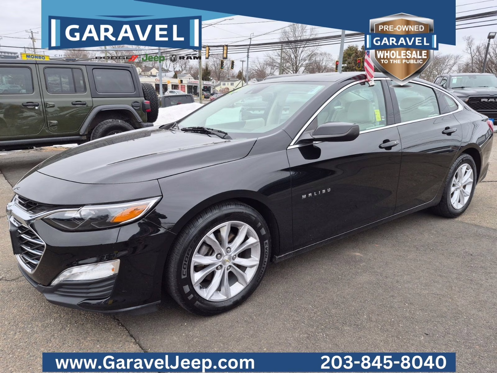 2019 Mosaic Black Metallic Chevrolet Malibu LT FWD Sedan