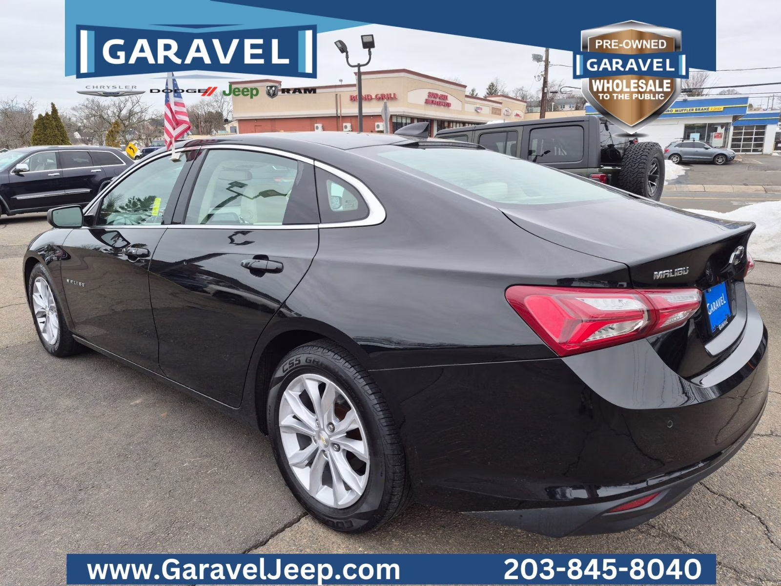 2019 Mosaic Black Metallic Chevrolet Malibu LT FWD Sedan