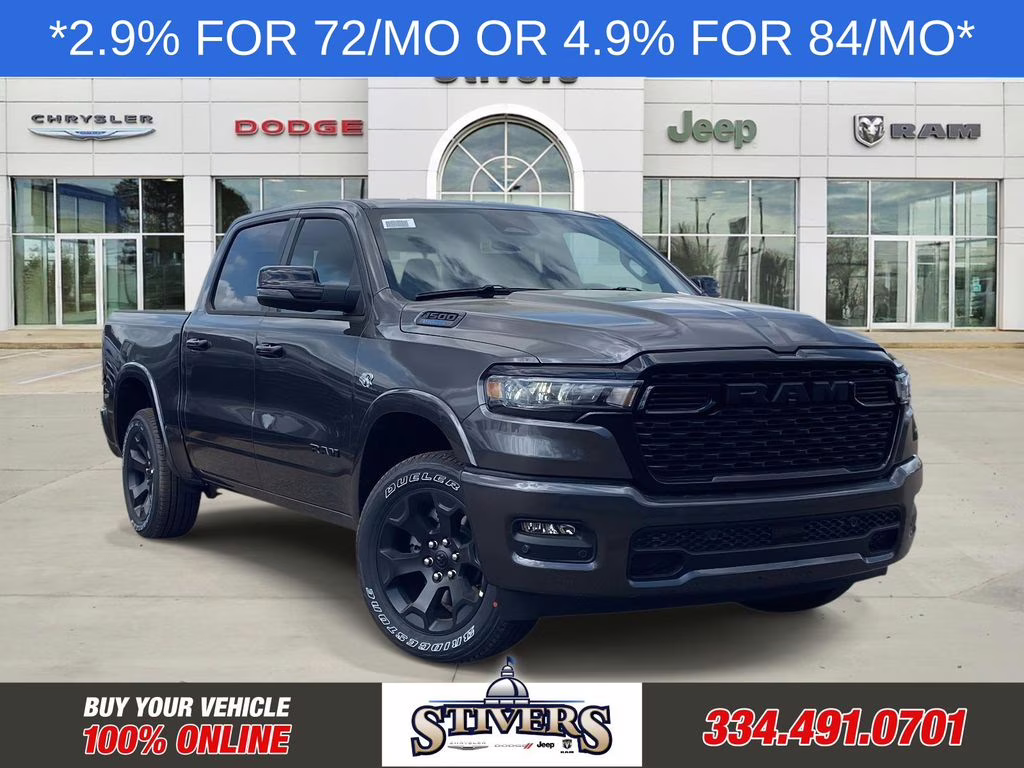 2026 Granite Crystal Metallic Clearcoat Ram 1500 Big Horn/Lone Star 4X4 Truck
