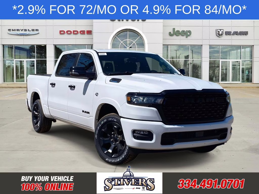 2026 Bright White Clearcoat Ram 1500 Big Horn/Lone Star 4X4 Truck