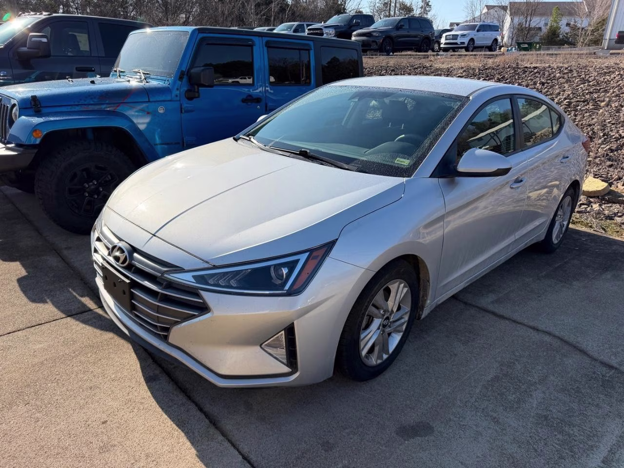 2020 Symphony Silver Hyundai Elantra SEL FWD Sedan