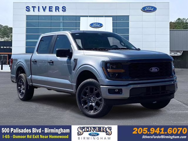 2026 Silver Metallic Ford F-150 STX 4X4 Truck