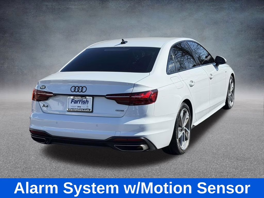 2021 Glacier White Audi A4 45 S line Premium Plus AWD Sedan