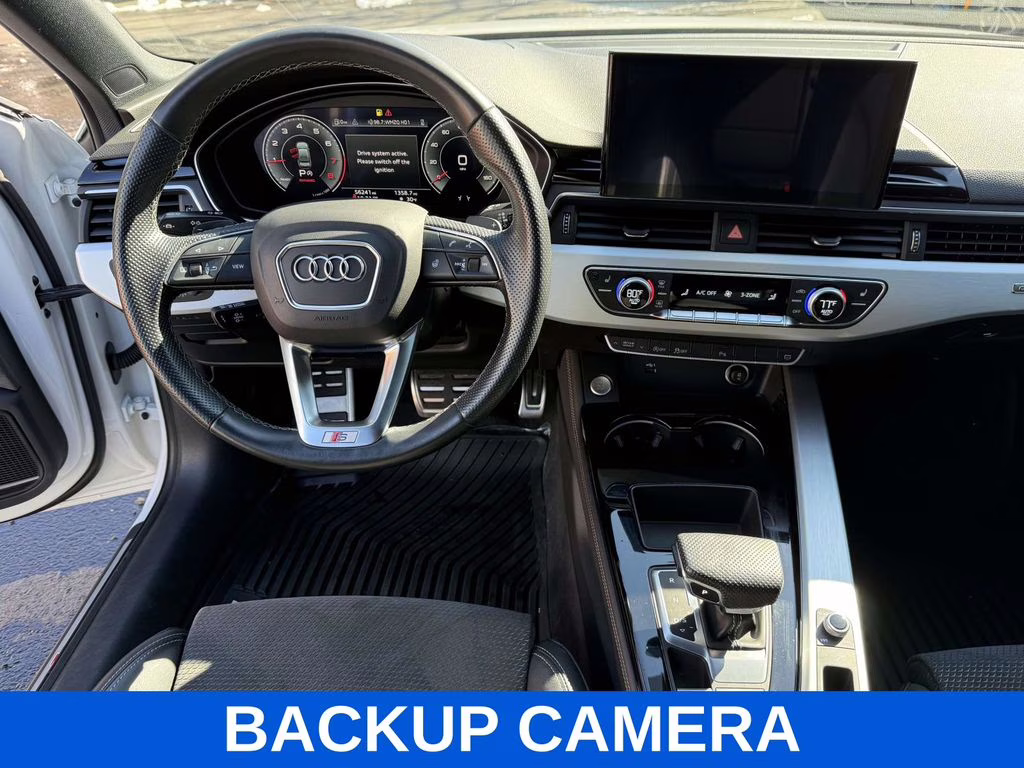 2021 Glacier White Audi A4 45 S line Premium Plus AWD Sedan