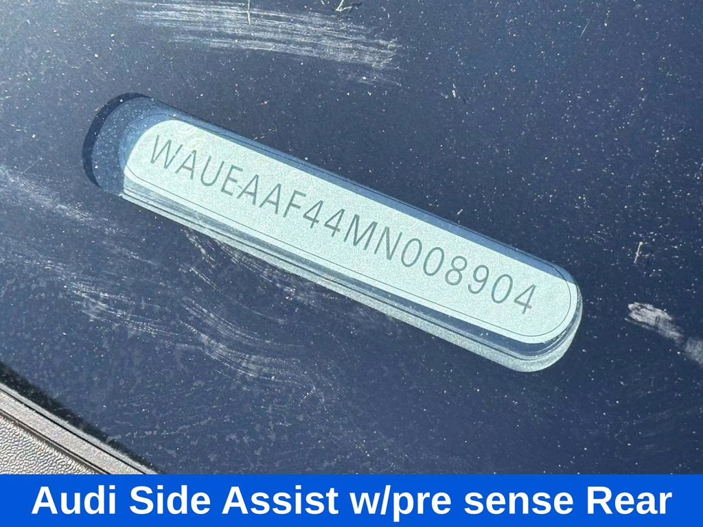 2021 Glacier White Audi A4 45 S line Premium Plus AWD Sedan