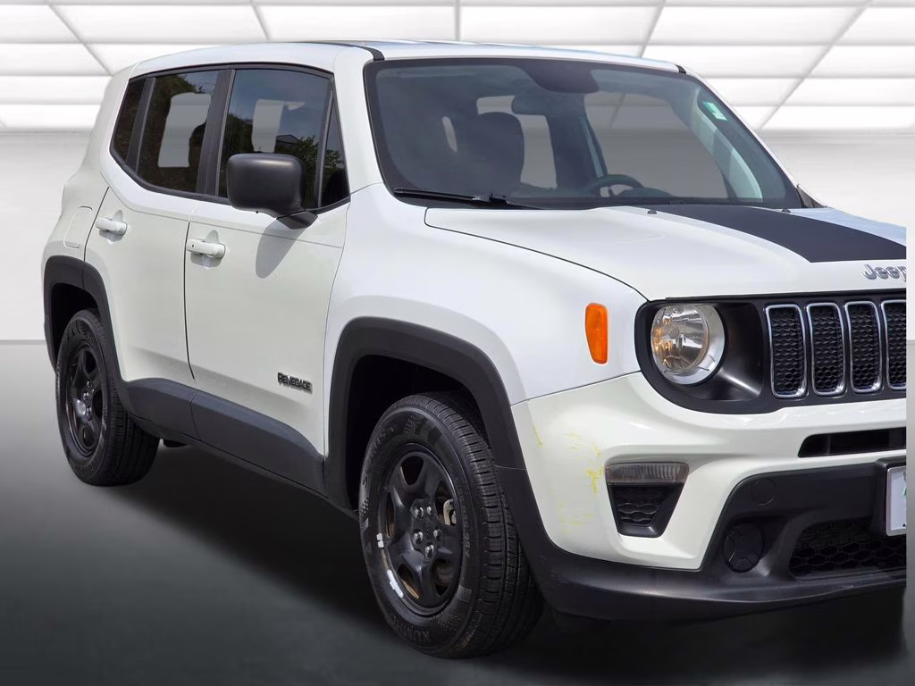 2019 Alpine White Clearcoat Jeep Renegade Sport FWD SUV