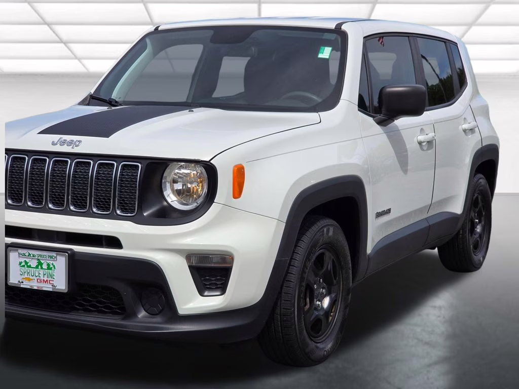 2019 Alpine White Clearcoat Jeep Renegade Sport FWD SUV