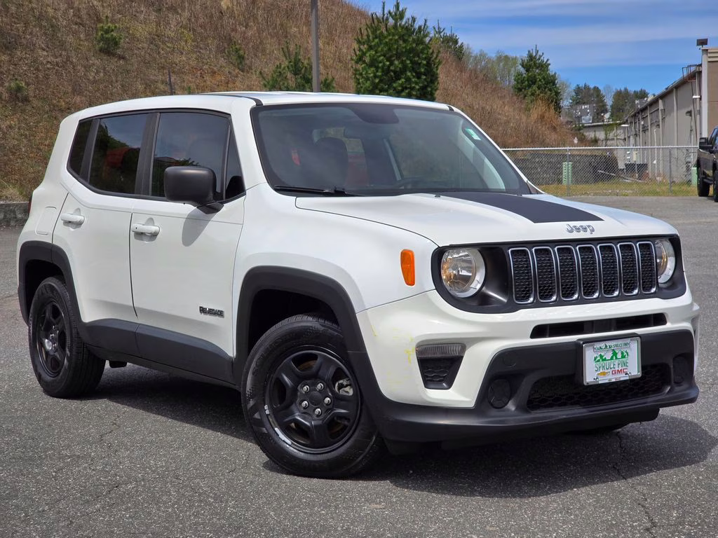 2019 Alpine White Clearcoat Jeep Renegade Sport FWD SUV