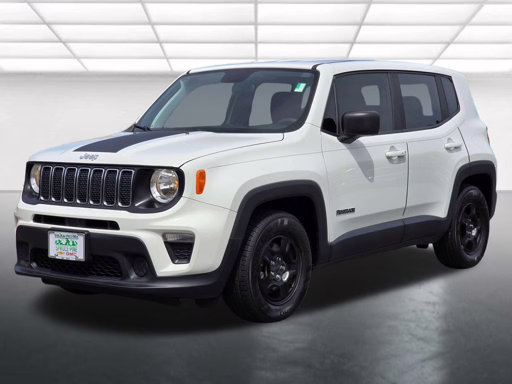 2019 Alpine White Clearcoat Jeep Renegade Sport FWD SUV