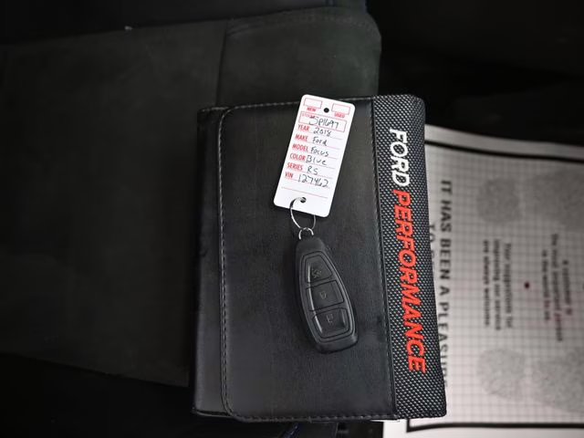 2018 Blue Ford Focus RS AWD Hatchback