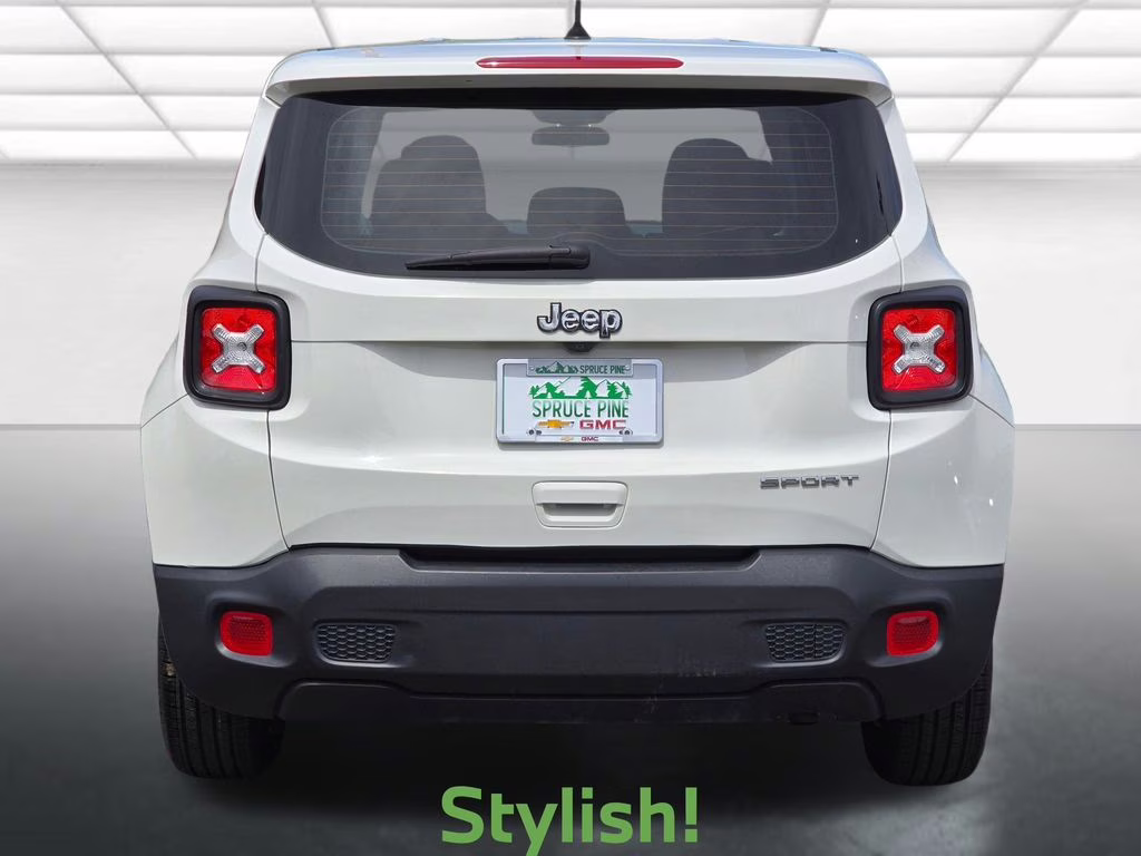 2019 Alpine White Clearcoat Jeep Renegade Sport FWD SUV