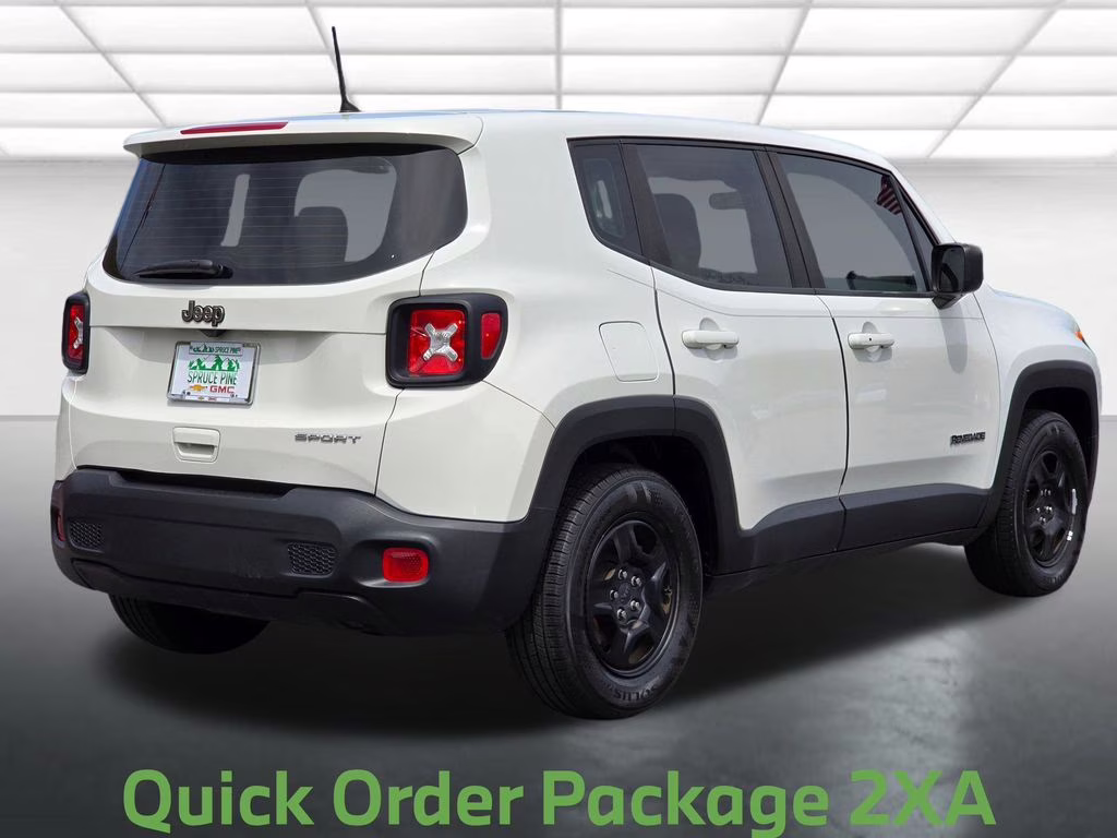 2019 Alpine White Clearcoat Jeep Renegade Sport FWD SUV