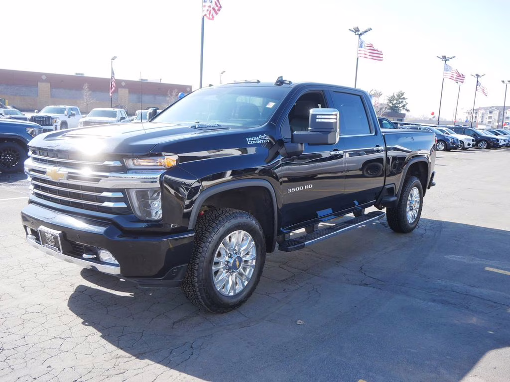 2022 Black Chevrolet Silverado 3500HD High Country 4X4 Truck