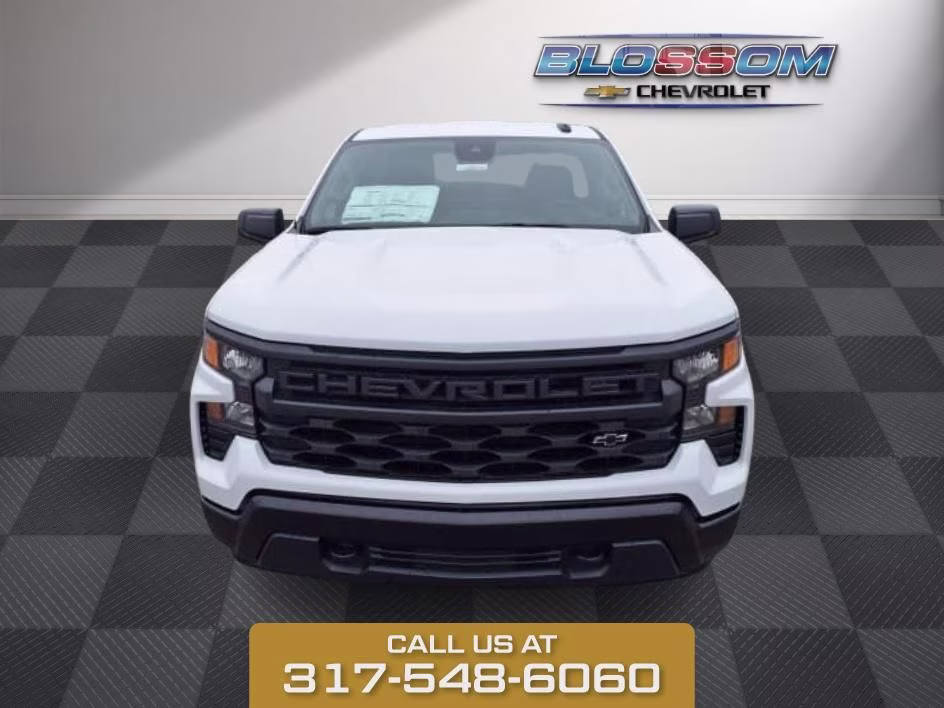 2026 Summit White Chevrolet Silverado 1500 WT 4X4 Truck