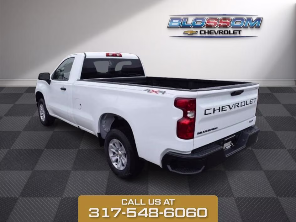 2026 Summit White Chevrolet Silverado 1500 WT 4X4 Truck