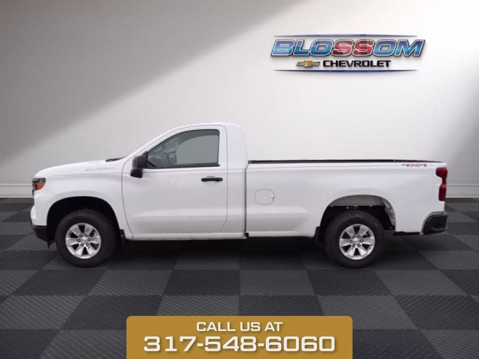 2026 Summit White Chevrolet Silverado 1500 WT 4X4 Truck