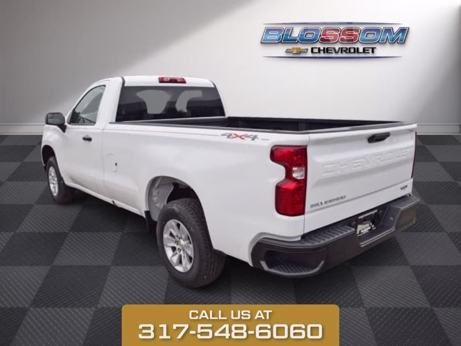 2026 Summit White Chevrolet Silverado 1500 WT 4X4 Truck