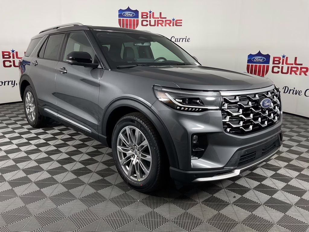 2026 Gray Metallic Ford Explorer Platinum RWD SUV
